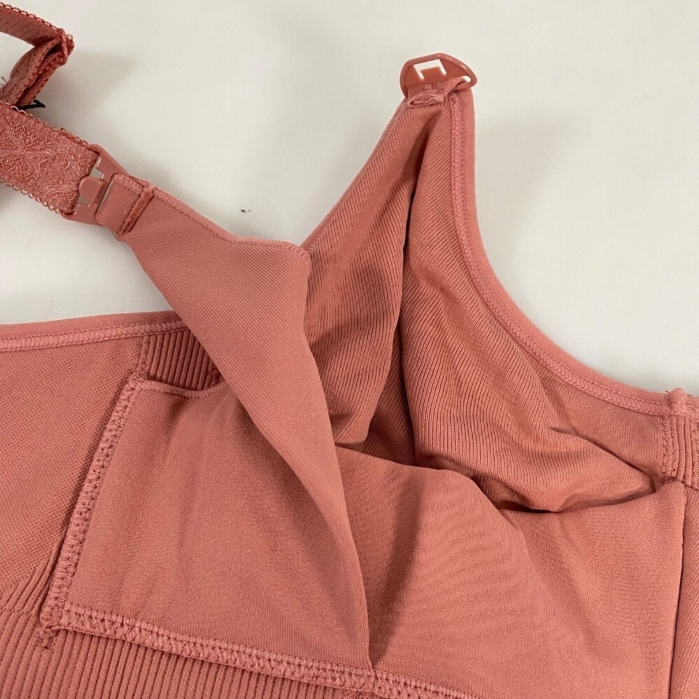 Cake Lingerie Womens Sugar Candy Seamless Nursing Bra sz S NWT Pink Comfortable - Picture 5 of 12